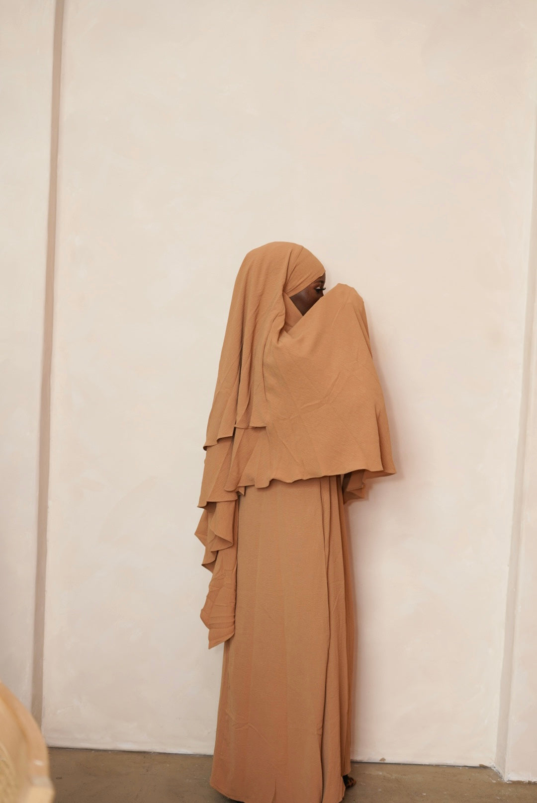 Camel Abaya & Khimar Set