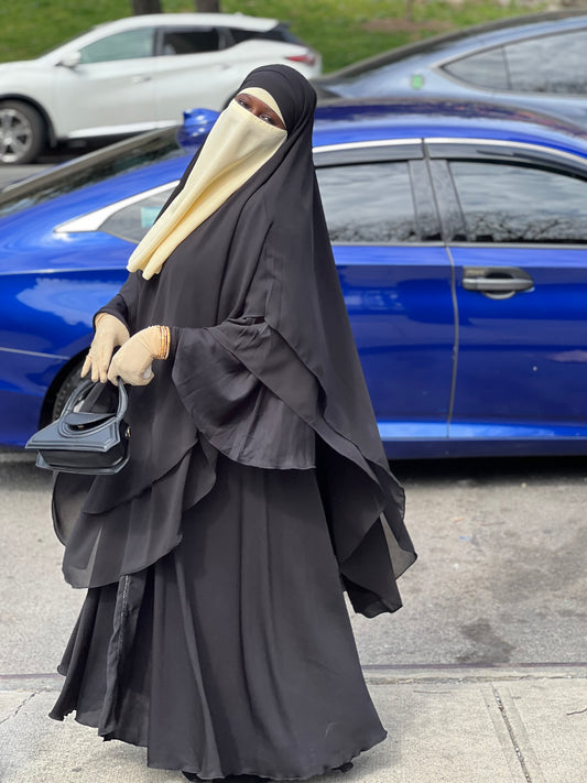 Black Maxi Khimar